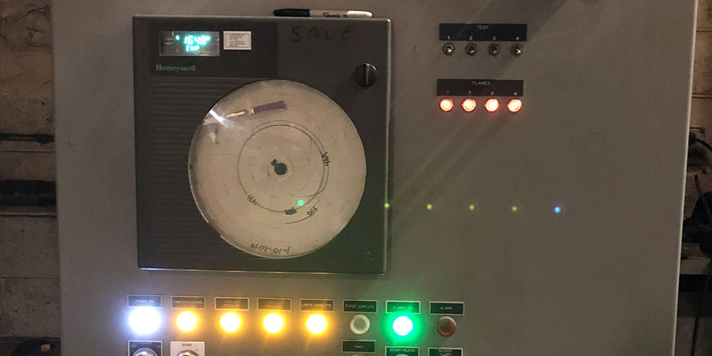 Controls for steel supplemental testing machine